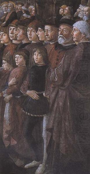 Domenico Ghirlandaio,The Calling of the first Apostles,Peter and Andrew, Sandro Botticelli